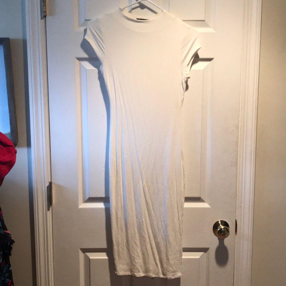 Fashion nova white bodycon dress